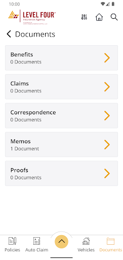 Level Four Insurance Online Screen 3