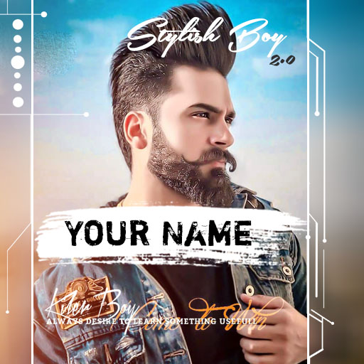 Stylish Boys Name DP Maker logo