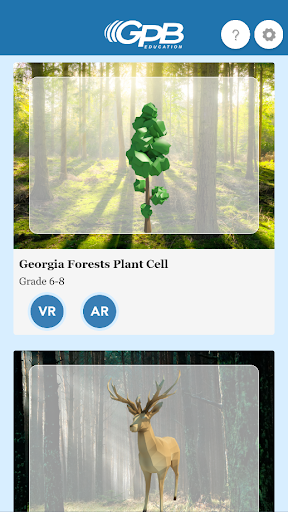Android application GPB Education VR|AR screenshort