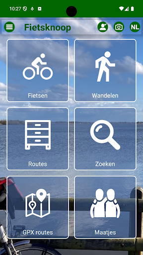 Fietsknoop biking and hiking screenshot 0