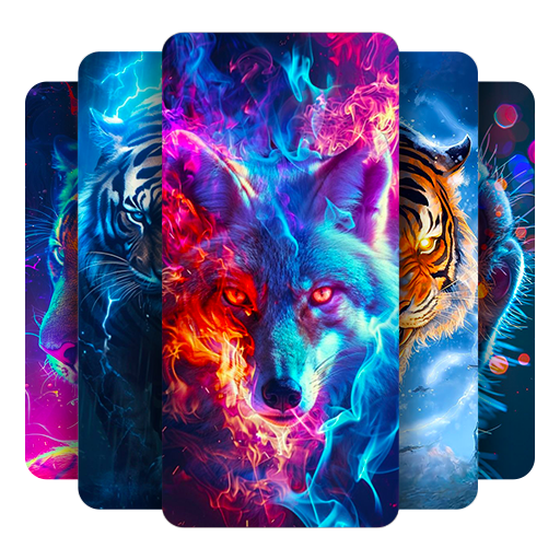 Neon Animals Wallpapers logo