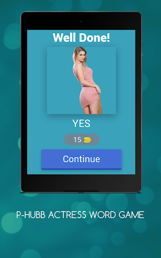 P-hubb actress word game