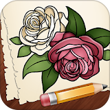how to draw flower easy? icon