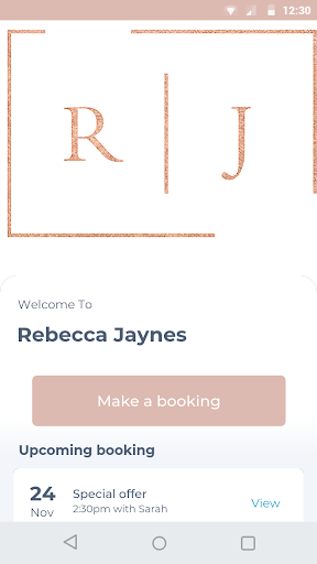 Android application Rebecca Jaynes screenshort