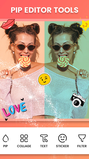 Android application Pip collage maker Photo Editor screenshort