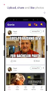 Genie: WhatsApp Viral Pics & Clips For PC installation