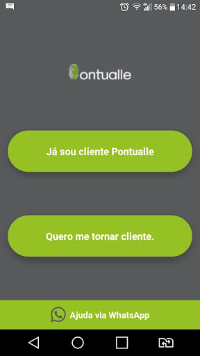 Android application Pontualle Mobile screenshort