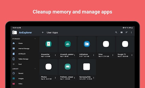 AnExplorer Pro File Transfer لقطة شاشة