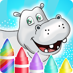 Simge resmi Animals Coloring and Learn