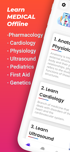 Screenshot of Learn Medical Offline | Medico