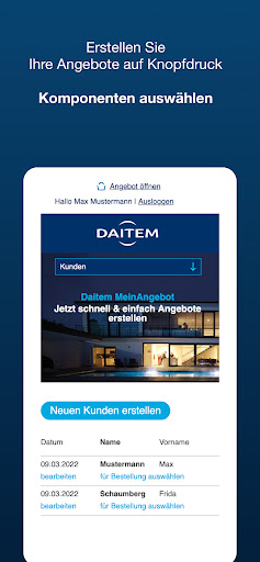 Daitem - MeinAngebot Screen 3