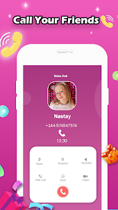 fake call video with Nastya