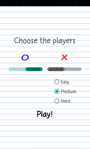 Android application Animated Tic Tac Toe screenshort