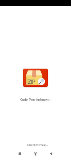 Android application Kode Pos Indonesia screenshort