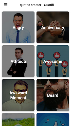 Android application Quotes Creator screenshort