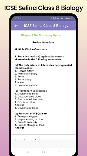 ICSE Selina Class 8 Biology Screen 3