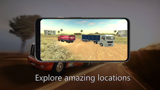 Truck simulator- desert riders truck driving games 2.0.2 APK screenshots 3