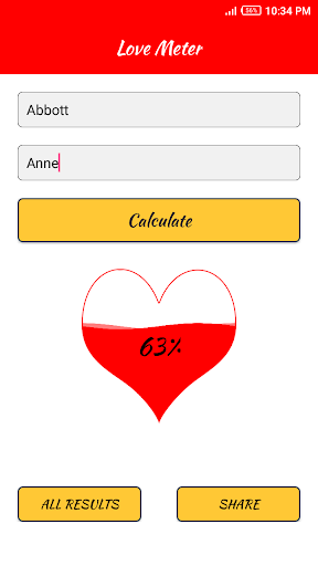 Love Meter Screen 3