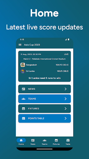 Asia Cup 2023 - Live Updates Screen 2