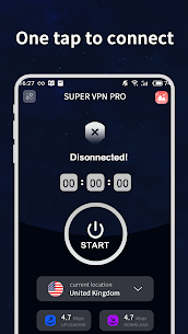 Super VPN Pro v1.1.0 MOD APK (Premium Unlocked) Free For Android 2