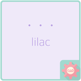 simple dot - lilac 카카오톡 테마 icon