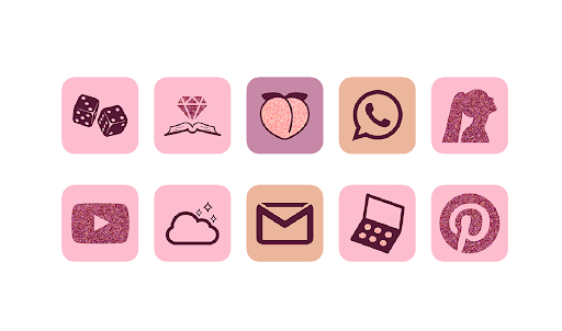 Pink Baddie Icon Pack Screen 3