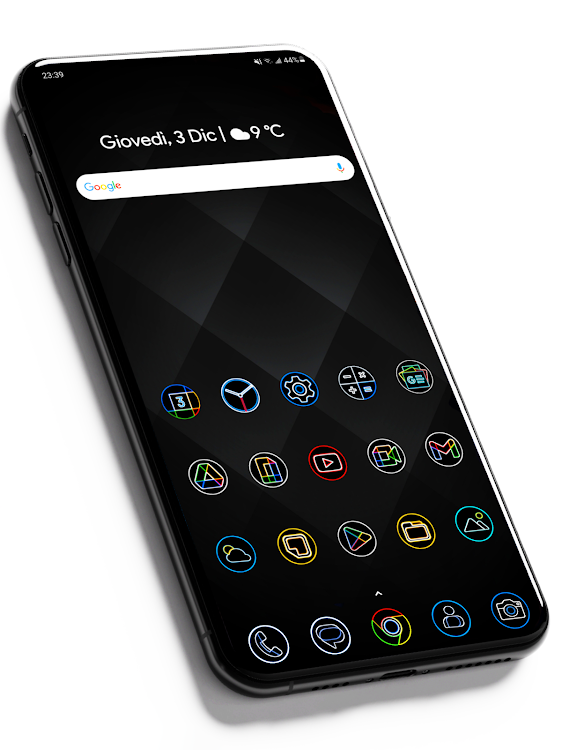 Pixly Dark - Icon Pack - 1.1 - (Android)