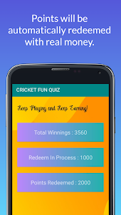 Cricket Quiz - Fun and Earn