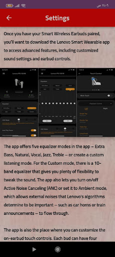 lenovo smart earbuds guide Screen 3