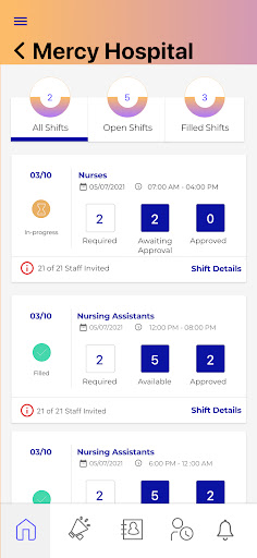 Android application Dropstat screenshort