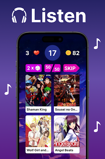 Android application Anime Opening Test 2 (Quiz) screenshort