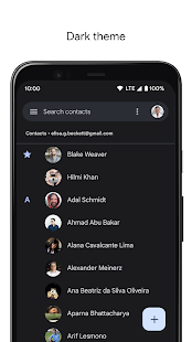Contacts Screenshot