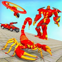 Scorpion Robot Car Transform:Helicopter Robot wars