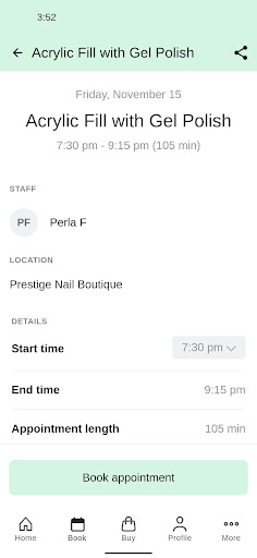Prestige Nail Boutique Screenshot 3 - AppWisp.com