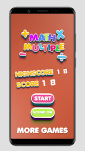 Math Multiple Game -Brain Test