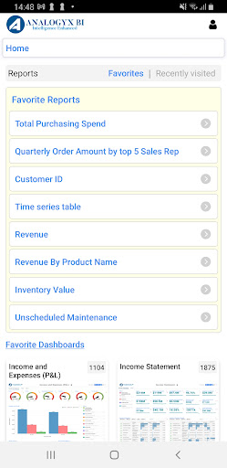 Android application Analogyx screenshort