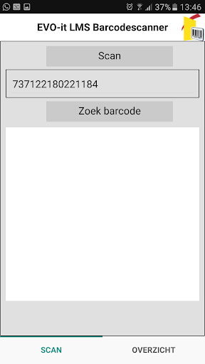 Android application LMSBarcodescanner4 screenshort