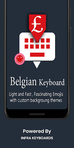 Android application Belgian English Keyboard 2020 screenshort