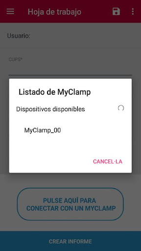 Vista previa de la aplicación