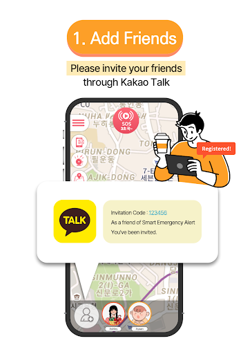 Android application Smart Emergency Alarm 2nd Ver. screenshort
