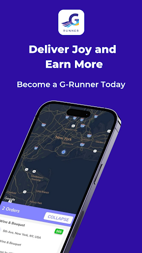 Android application Gesture G-Runner for Couriers screenshort