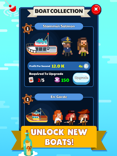 Idle Fishing Story - Simulation - games
