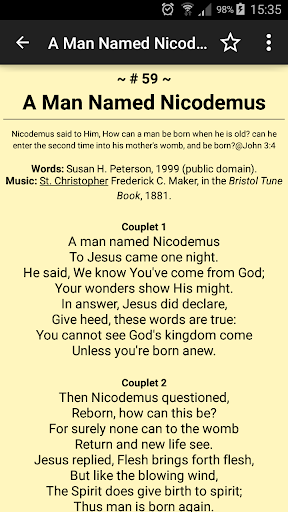 Christian Hymns Screen 2