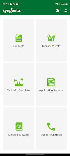 Syngenta Turf App Screen 2