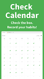 Check Calendar - Habit Tracker