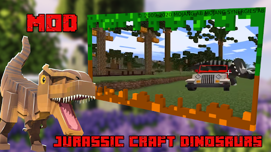 Jurassic craft dinosaurs mod 2