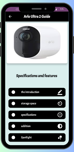 Arlo Ultra 2 Guide Screen 2