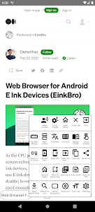 EinkBro: 小而強大的瀏覽器