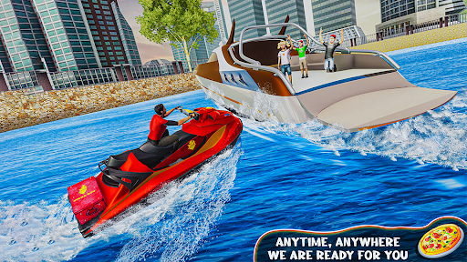 Pizza Delivery Jet Ski Games Screen 2