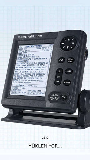 NAVTEX Broadcasts (TR & GR) Screen 3